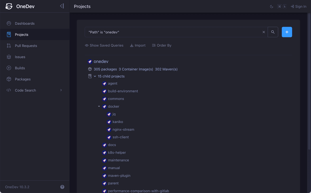OneDev — The Unified and Autonomous Development Platform